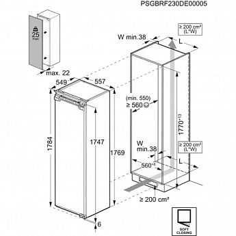 картинка Морозильная камера встраиваемая Aeg TB7NA181EC 