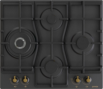 картинка Варочная панель Gorenje GW6D42CLB черный 
