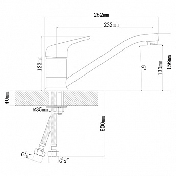 картинка Смеситель Florentina ГАММА FL 