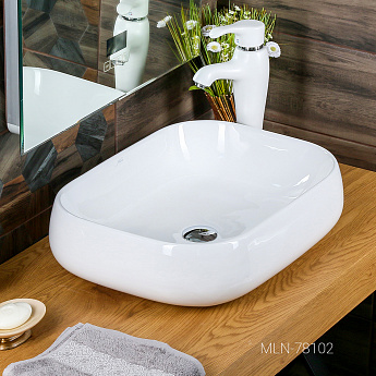 картинка Раковина Melana MLN-78102, белый 
