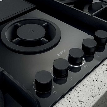 картинка Варочная панель с вытяжкой Elica NIKOLATESLA FLAME BL/F/88  картинка Варочная панель с вытяжкой Elica NIKOLATESLA FLAME BL/F/88