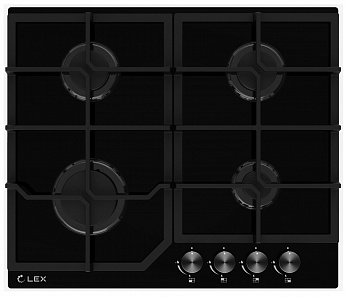 картинка Газ на стекле варочная панель Lex GVG 642 BBL 