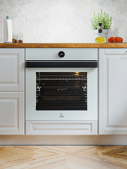картинка Электрический духовой шкаф Lex EDP 607 WH WIDE SERIES 
