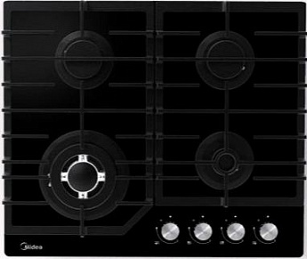 картинка Газовая варочная панель Midea MG645TGB черная 