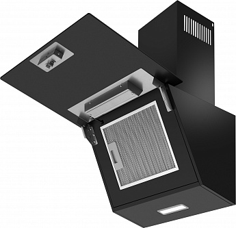 картинка Кухонная вытяжка Weissgauff Yota 500 Touch Black Glass 