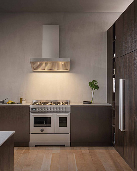 картинка Комбинированная кухонная плита Bertazzoni PRO96L2EXT нержавеющая сталь 