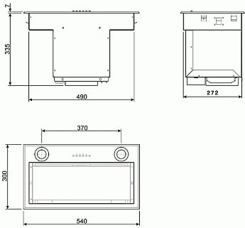 картинка Кухонная вытяжка Smeg KSEG58PXE 