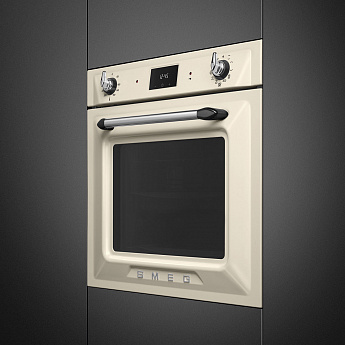 картинка Электрический духовой шкаф Smeg SOP6900TP кремовый 