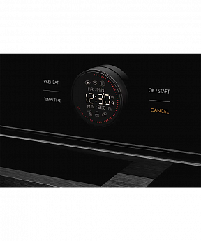 картинка Электрический духовой шкаф с функцией СВЧ Kuppersberg KMW 612 Black 