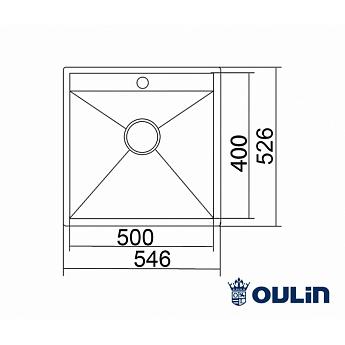 картинка Мойка для кухни Oulin OL-F121X 