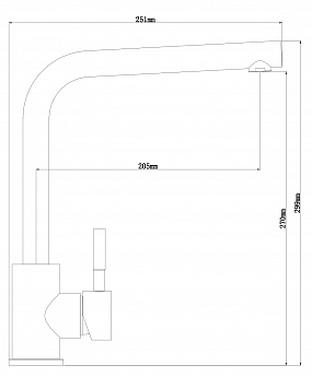 картинка Смеситель Dr. Gans ЛИРА 
