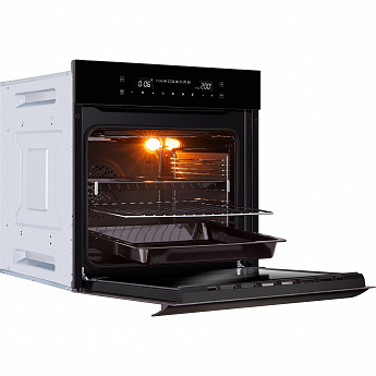 картинка Электрический духовой шкаф Hiberg VM 6192 B черный 