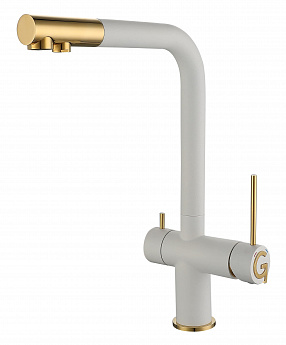 картинка Смеситель Rivelato Lugano 1523513 brina/oro 