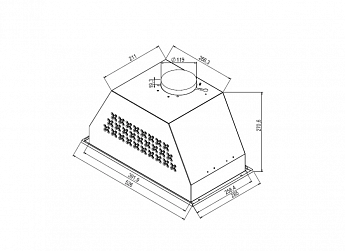 картинка Кухонная вытяжка Delonghi COSETTA 510 BB 