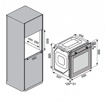 картинка Электрический духовой шкаф с функцией пара Kuppersberg KSO 610 X 