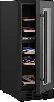 картинка Встраиваемый винный шкаф Weissgauff WWCI-16 DB DualZone 
