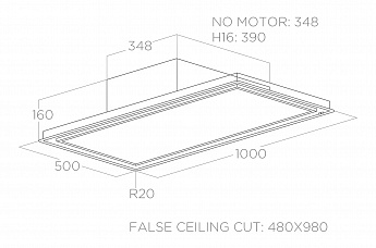 картинка Кухонная вытяжка Elica SKYDOME H30 A/100  