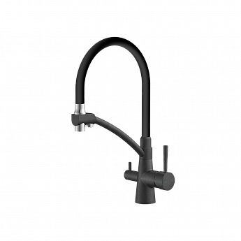 картинка Смеситель Gerdamix BROOKS (FL) black 