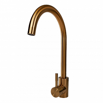 картинка Смеситель Emar ЕСВ-3020 PVD COPPERY высокий излив медь 