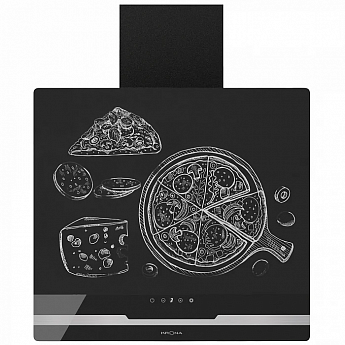 картинка Кухонная вытяжка Krona DOMENIKA 600 BLACK/INOX S  картинка Кухонная вытяжка Krona DOMENIKA 600 BLACK/INOX S