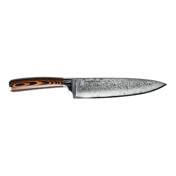 картинка Нож "Шеф" Omoikiri Damascus Suminagashi 