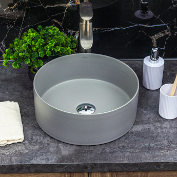 картинка Раковина Melana MLN-320357MG, матовый серый 