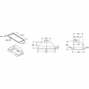 картинка Кухонная вытяжка Bosch DLN52AC70 