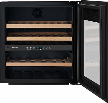 картинка Встраиваемый винный шкаф Weissgauff WWCI-36 DB Dual Zone 