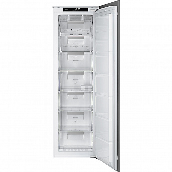 картинка Морозильная камера вертикальная Smeg S8F174DNE однокамерный 