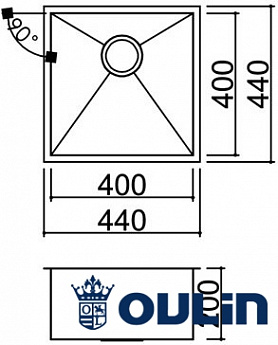 картинка Мойка для кухни Oulin OL-F101 