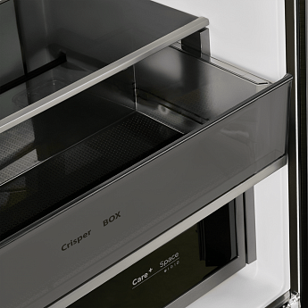 картинка Полувстраиваемый холодильник Maunfeld MFF190NFDBG бежевый 