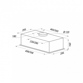 картинка Кухонная вытяжка Maunfeld CROSBY LIGHT (C) 60СМ INOX 
