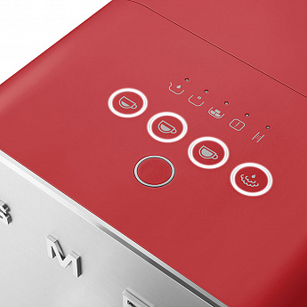 картинка Кофемашина Smeg BCC02RDMEU красный матовый 