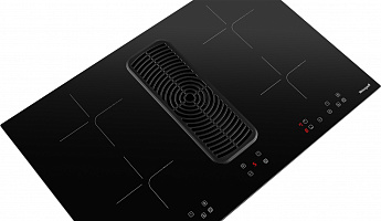 картинка Индукционная варочная панель с вытяжкой Weissgauff HI 840 Tesla Cross Air 