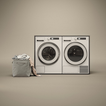 картинка Стиральная машина с паром Asko W5114RXLW белый 