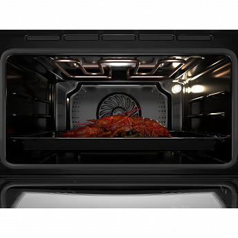 картинка Электрический духовой шкаф с функцией пароварки Hiberg S-VMF 5515 B SMART 