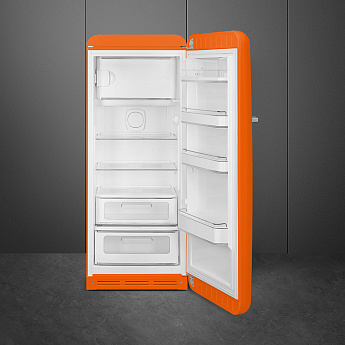 картинка Отдельностоящий холодильник Smeg FAB28ROR5 оранжевый 
