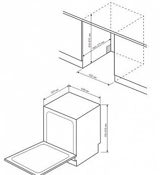 картинка Посудомоечная машина Kuppersberg GHS 4520 