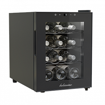 картинка Отдельностоящий винный шкаф Meyvel MV12-TBF1 черный 