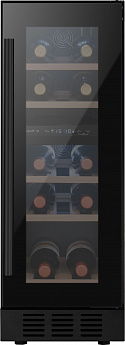 картинка Встраиваемый винный шкаф Weissgauff WWCI-16 DB DualZone 