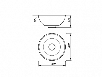 картинка Раковина для ванной Florentina Алтея 350 