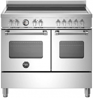 картинка Комбинированная кухонная плита Bertazzoni MAS105I2EXT нержавеющая сталь 
