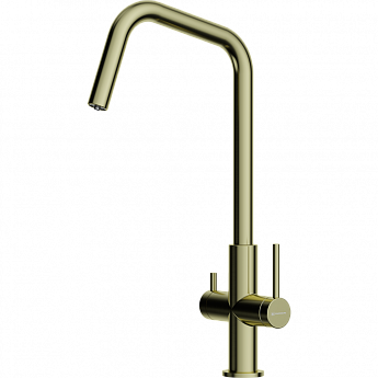 картинка Смеситель Omoikiri Miyako (lg) светлое золото 