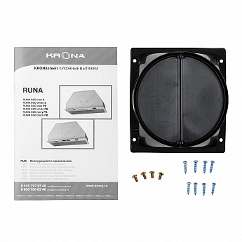 картинка Кухонная вытяжка Krona RUNA 600 INOX S 