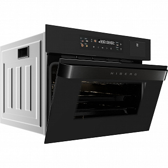 картинка Электрический духовой шкаф с функцией пароварки Hiberg S-VMF 5515 B SMART 