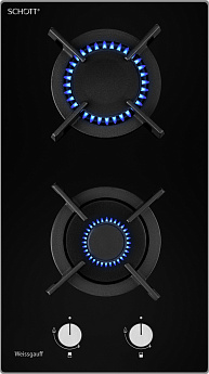 картинка Газовая варочная панель Weissgauff HGG 320 BGRV 