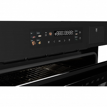 картинка Электрический духовой шкаф с функцией пароварки Hiberg S-VMF 5515 B SMART 