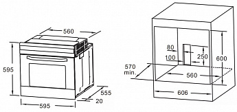 картинка Электрический духовой шкаф Kuppersberg HM 629 Black 