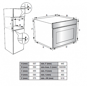 картинка Электрический духовой шкаф Weissgauff EO 459 PDB 