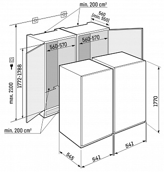 картинка Встраиваемый холодильник Liebherr IXRFS 5125-22 001 